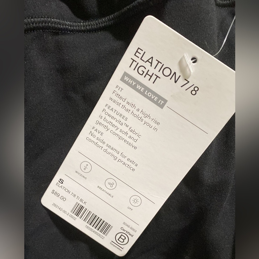 Athleta Elation 7/8 Tight // Black #293142 - Picture 14 of 16